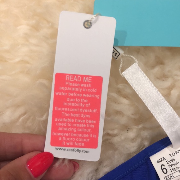SEAFOLLY TidalWave bikini bottoms size 6 - Picture 14 of 16